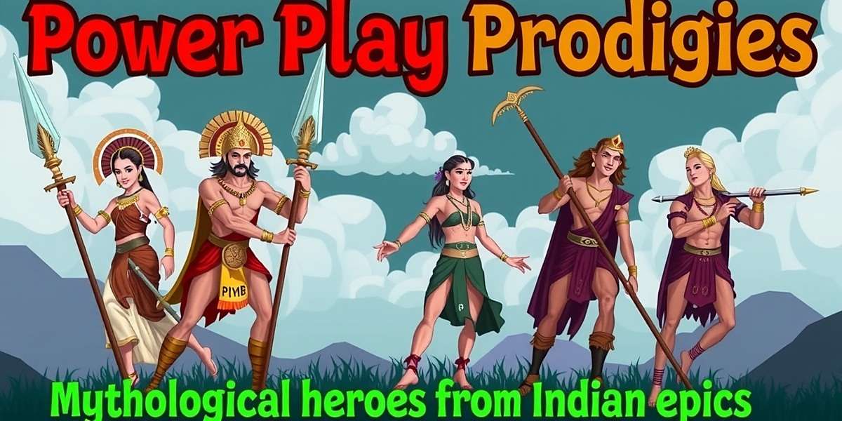 Power Play Prodigies showing mythological heroes from Indian epics
